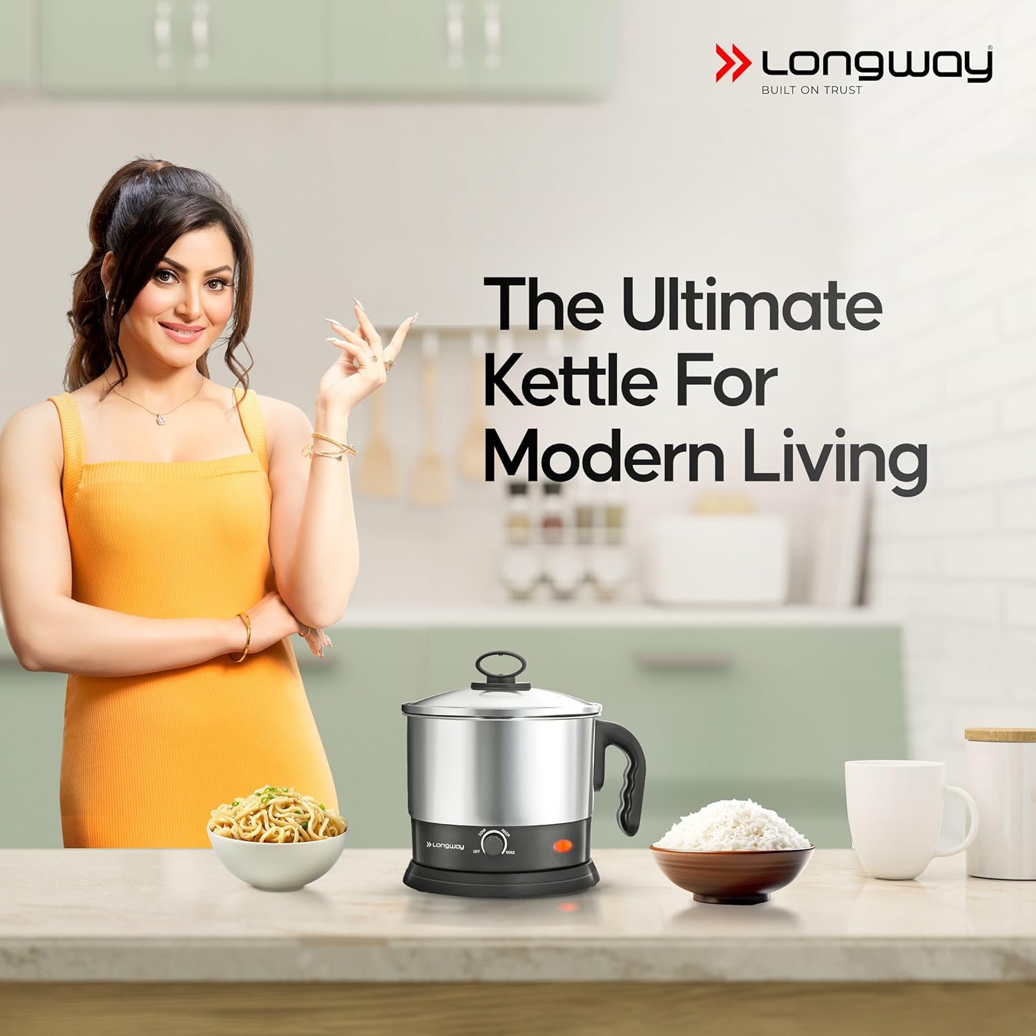 Longway Multipurpose Electric Kettle 1.5 litre
